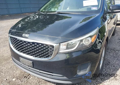 2016 Kia Sedona Lx из США, поврежденный, VIN KNDMB5C16G6100835